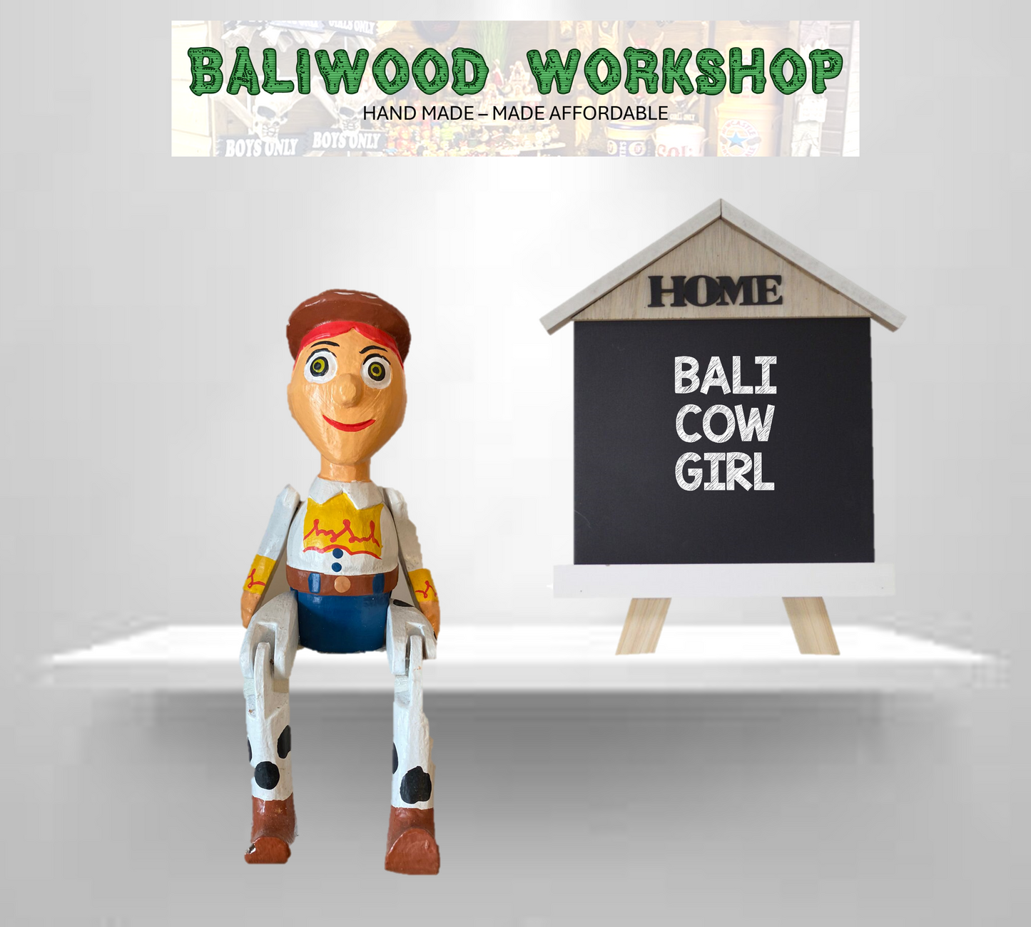 BaliWood Sitting Puppets 25cm - Hero Characters