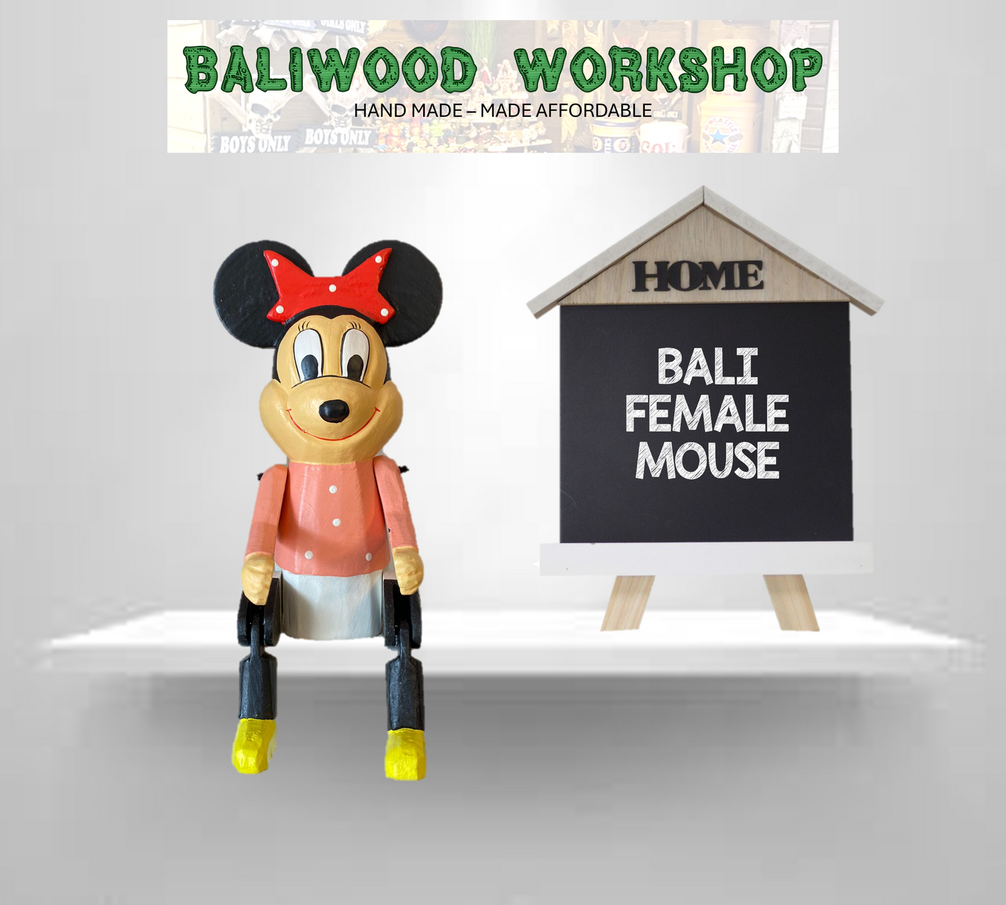 BaliWood Sitting Puppets 25cm - Hero Characters