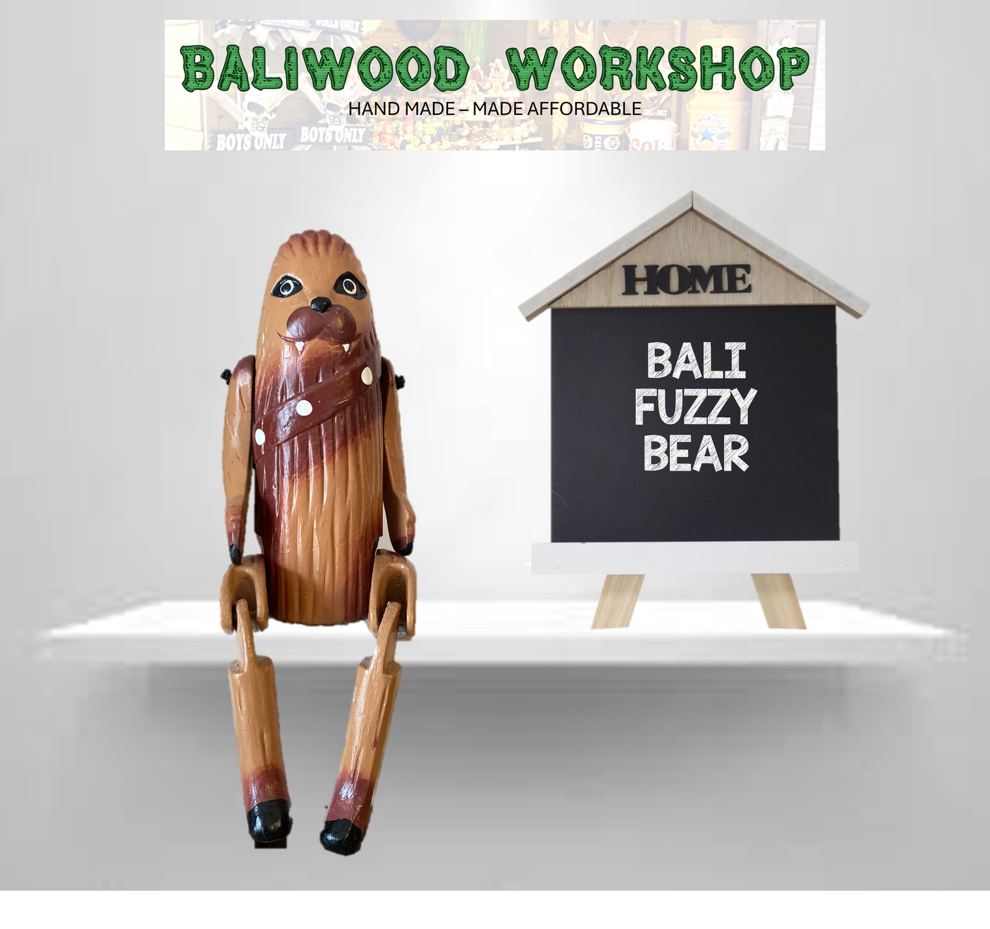 BaliWood Sitting Puppets 25cm - Hero Characters