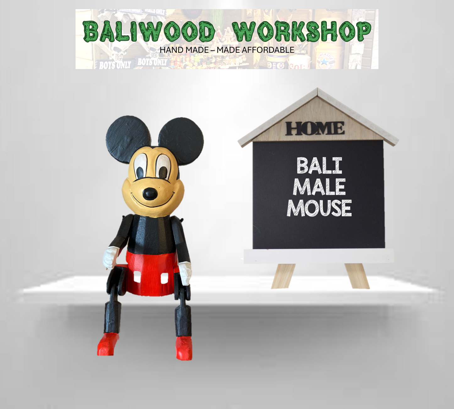 BaliWood Sitting Puppets 25cm - Hero Characters