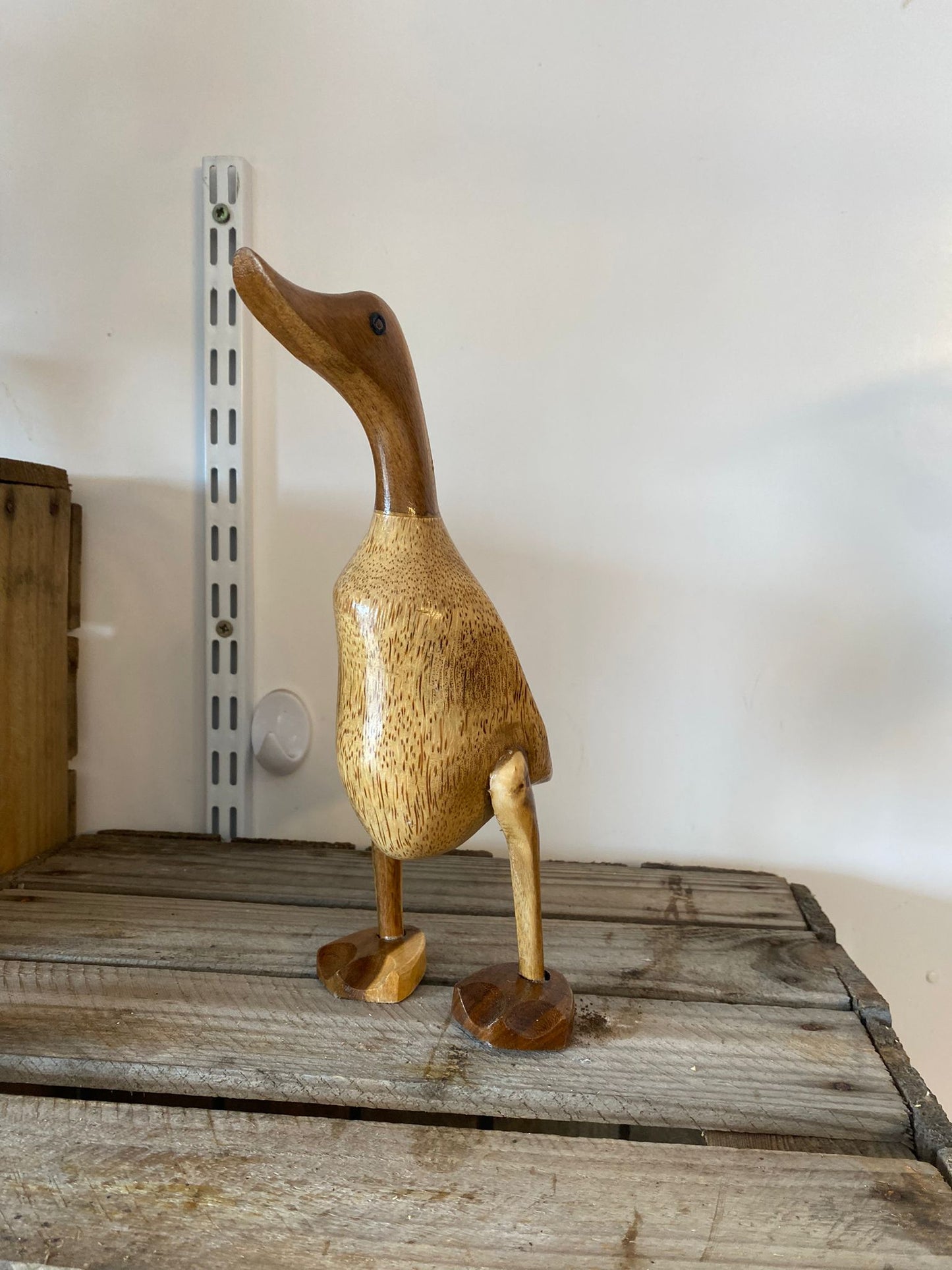 Wooden Duck Large with Webbed Feet (Approx 32cm - 35cm)