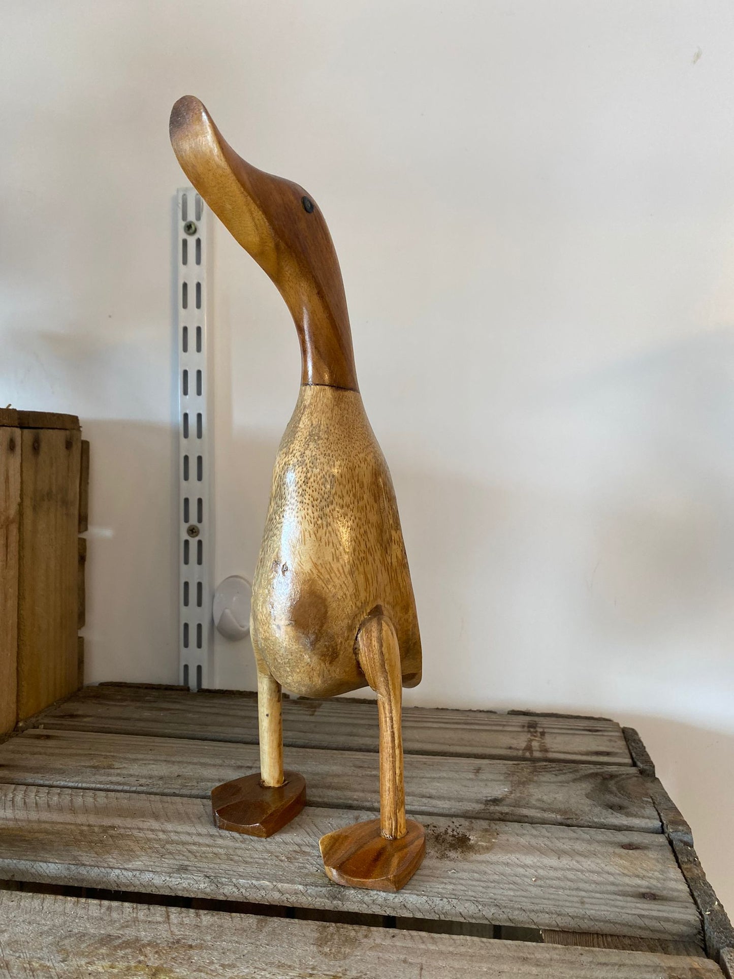 Wooden Duck Medium with Webbed Feet (Approx 27cm - 30cm)
