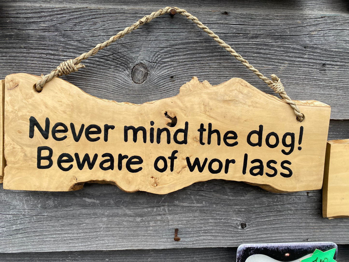 Coffee Wood Plaques - Geordie Slang