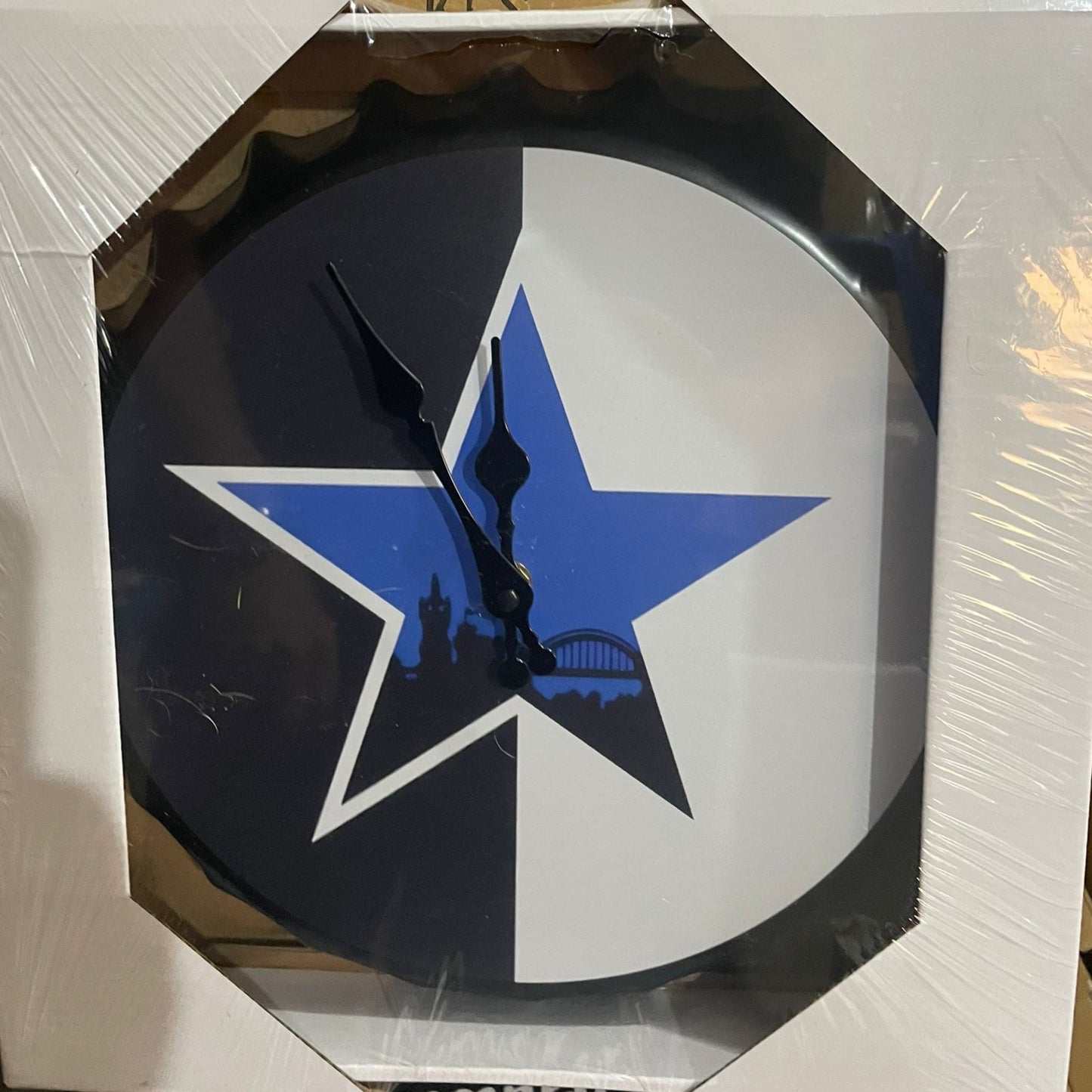 Clock with our Newcastle Breweries Blue Star Bottle Top - Exclusive to Baliwood