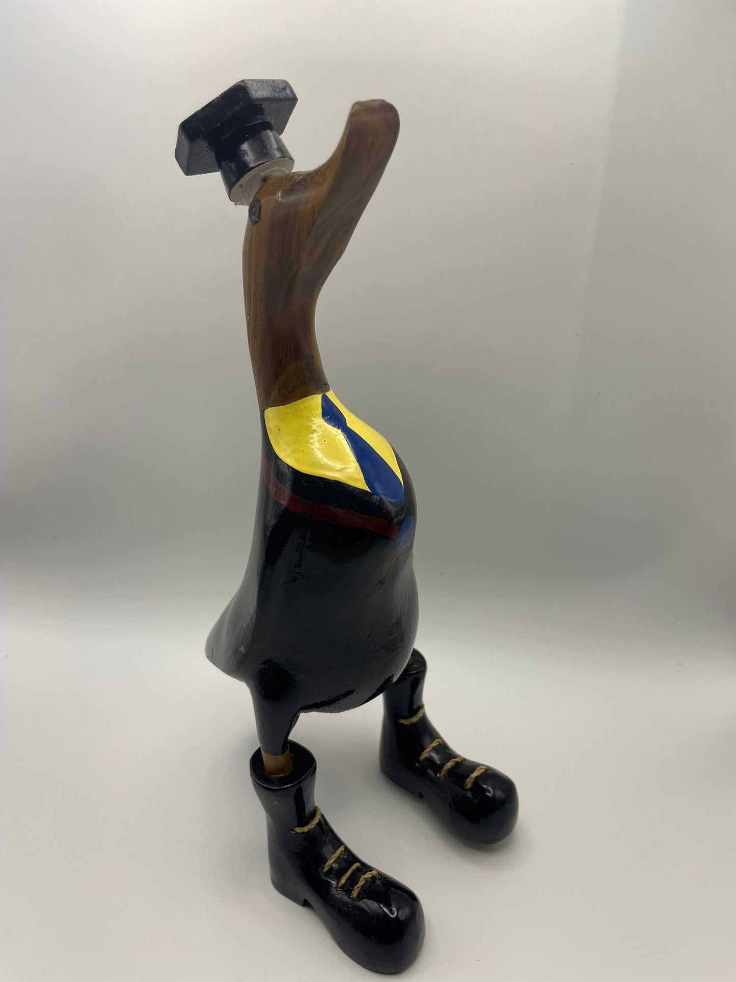 Wooden Duck Character Medium (Approx 27cm - 29cm) - Top Hat, Teacher, Graduite, Fire Fighter, Nurse