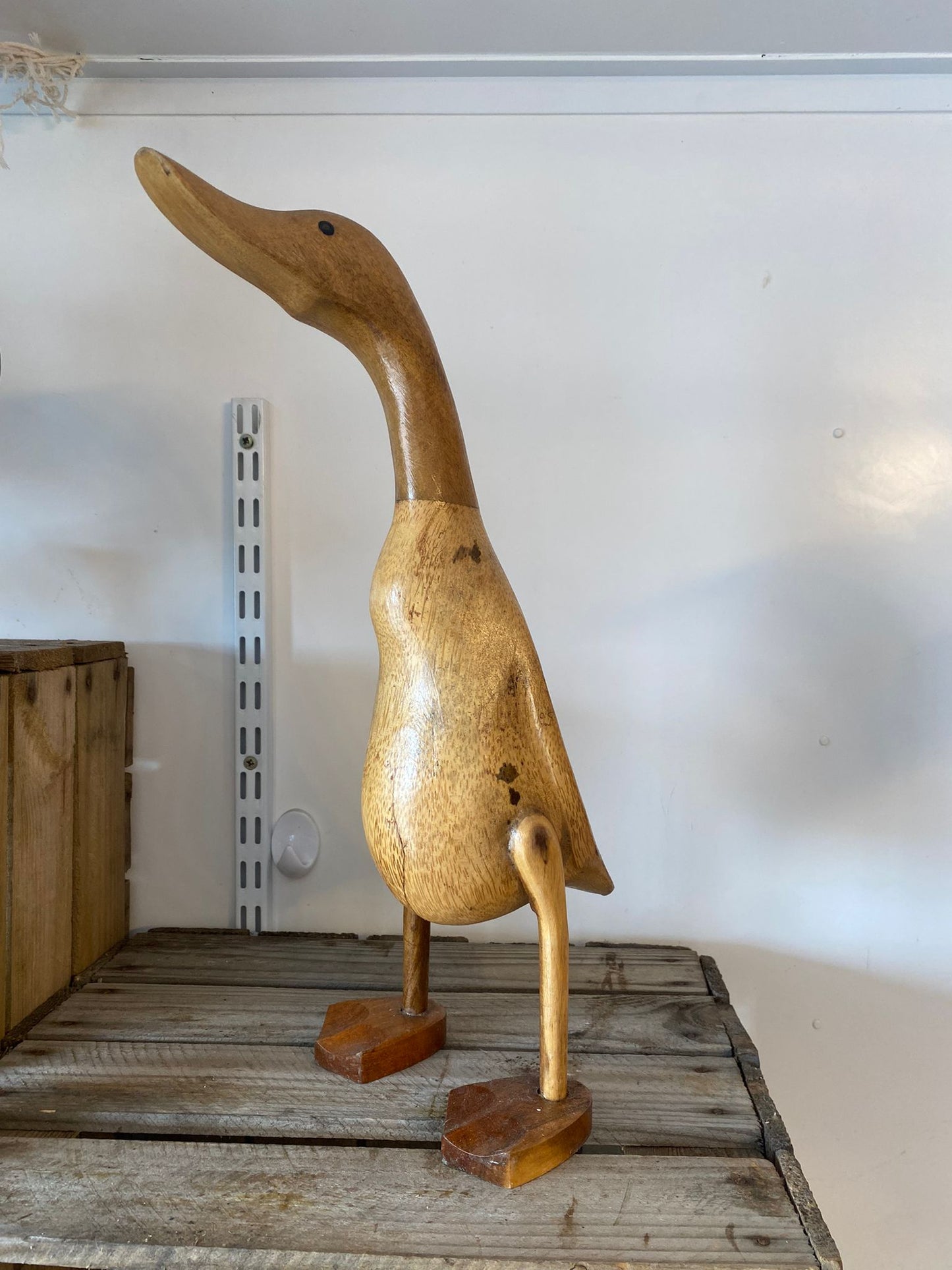 Wooden Duck Extra Large with Webbed Feet (Approx 45cm)
