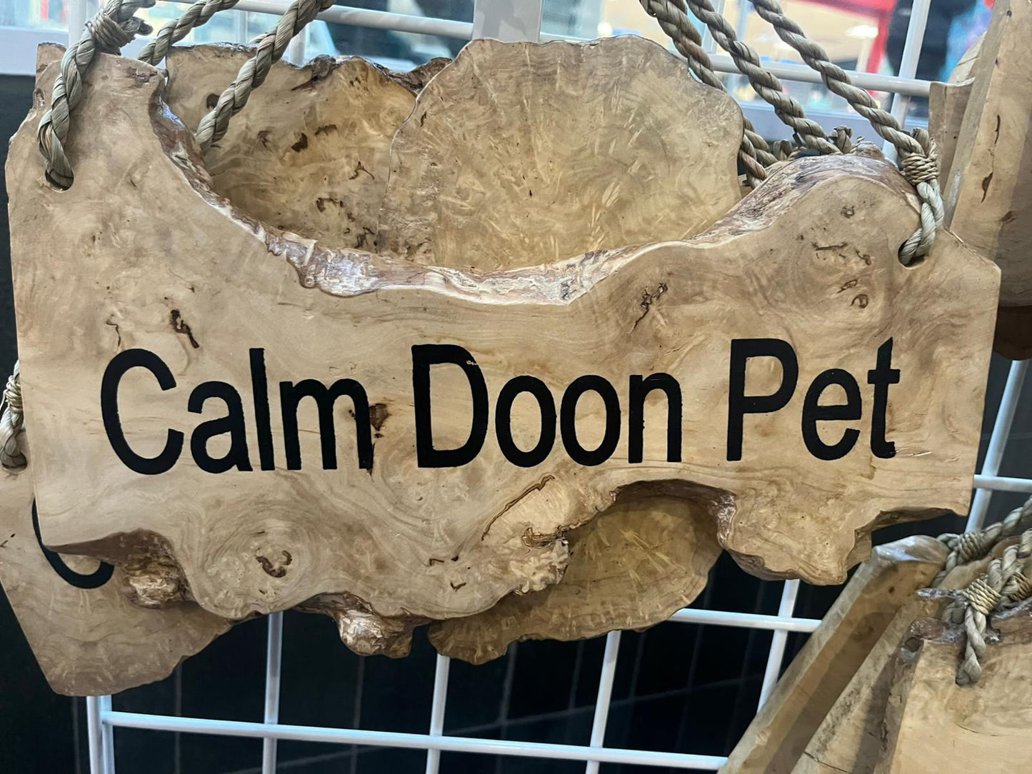 Coffee Wood Plaques - Geordie Slang