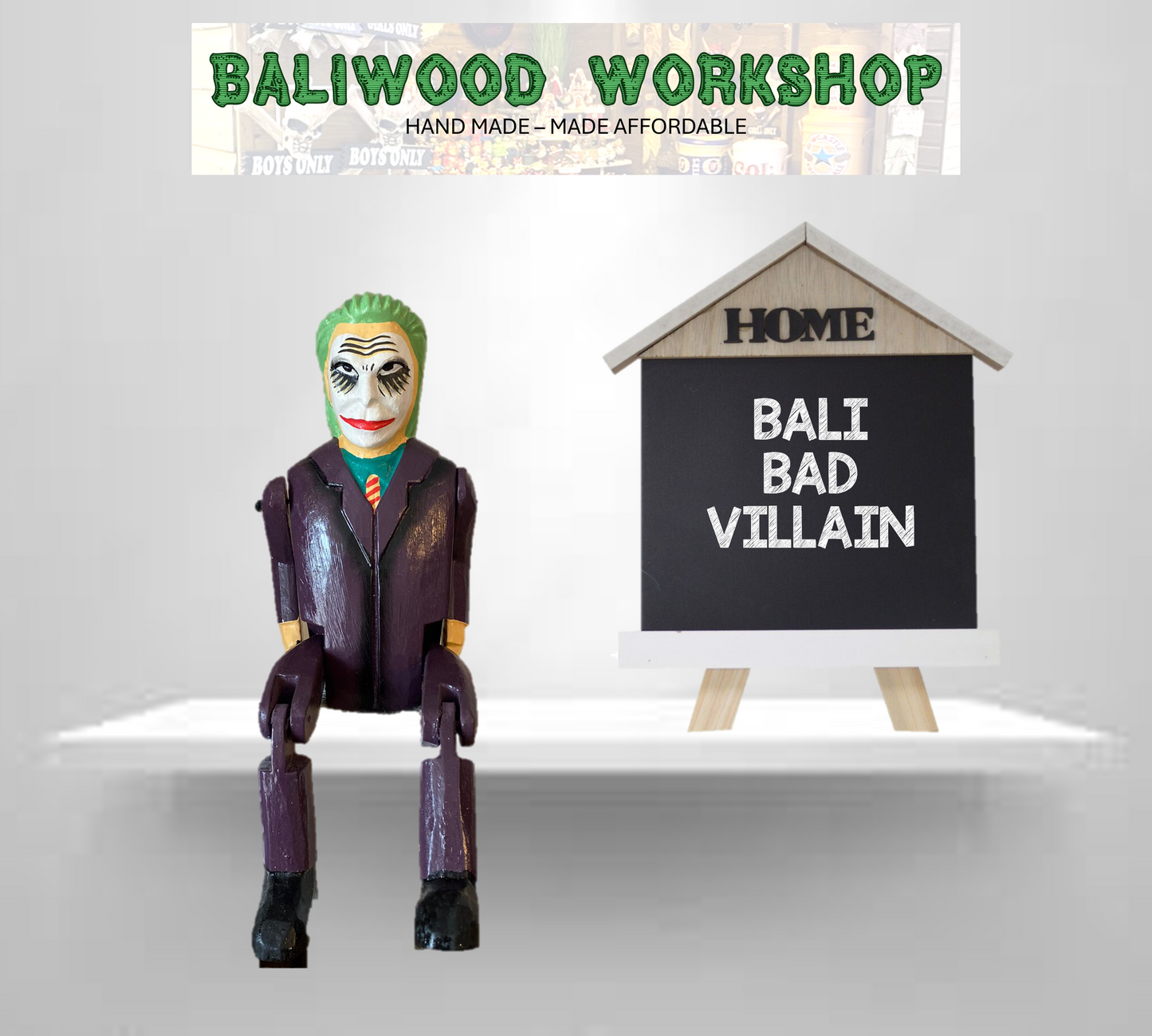 BaliWood Sitting Puppets 25cm - Hero Characters