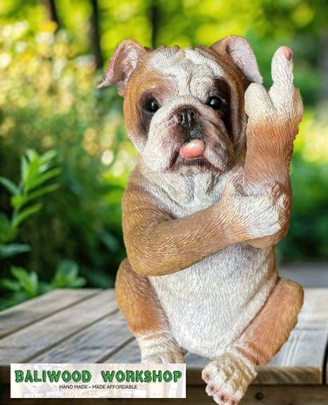 Cheeky Bull Dog - The Finger Bull Dog
