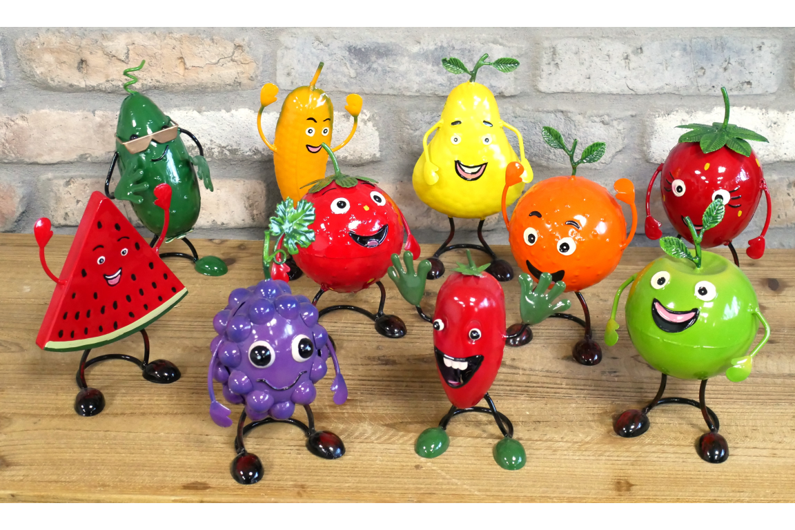 Baliwood Fruit Salads Metal Ornaments - Fruit Salad Family