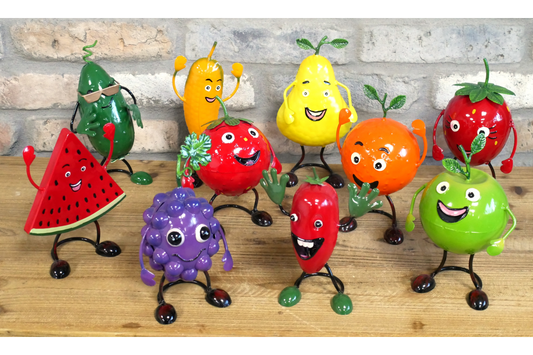 Baliwood Fruit Salads Metal Ornaments - Fruit Salad Family