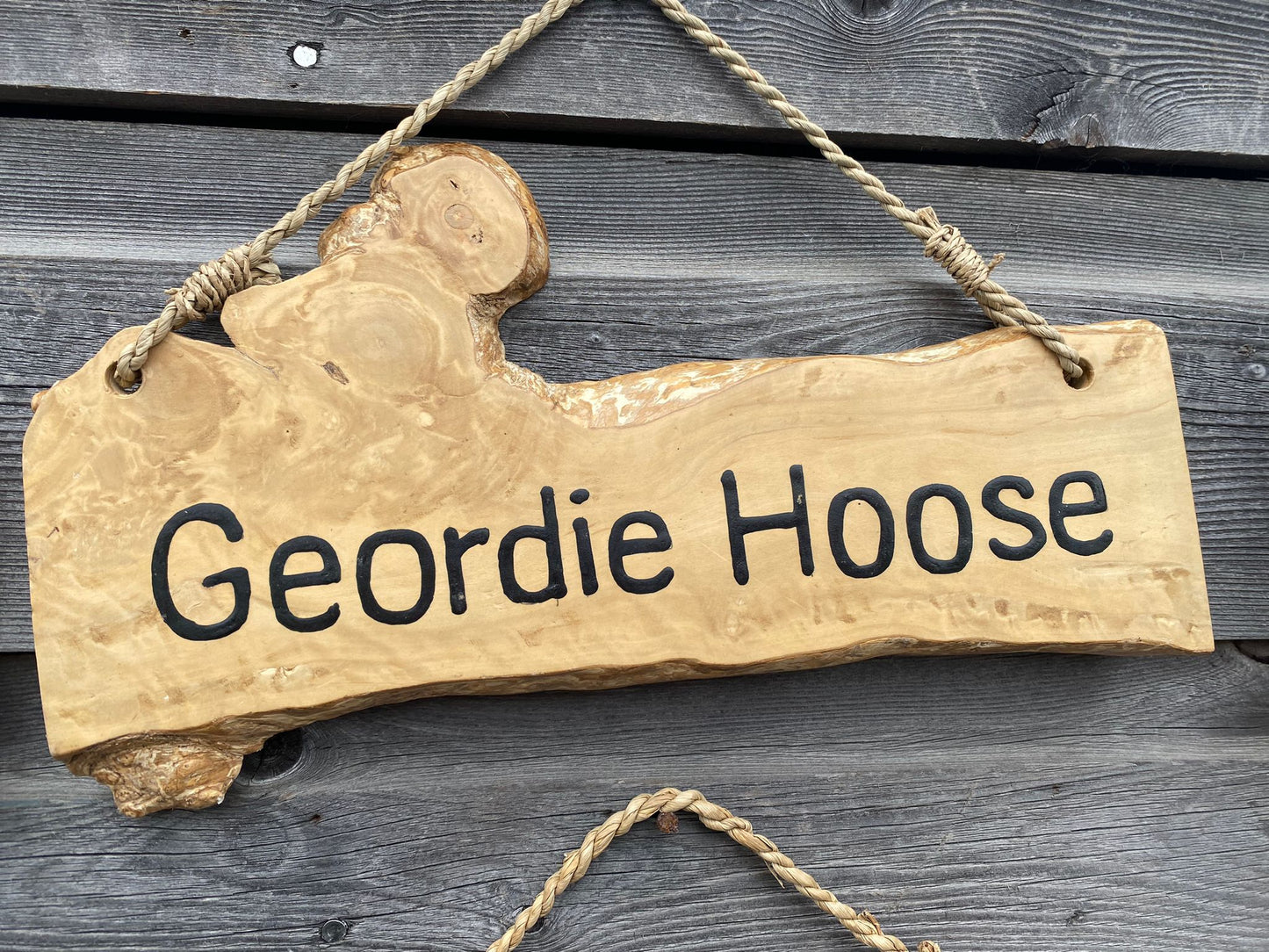 Coffee Wood Plaques - Geordie Slang
