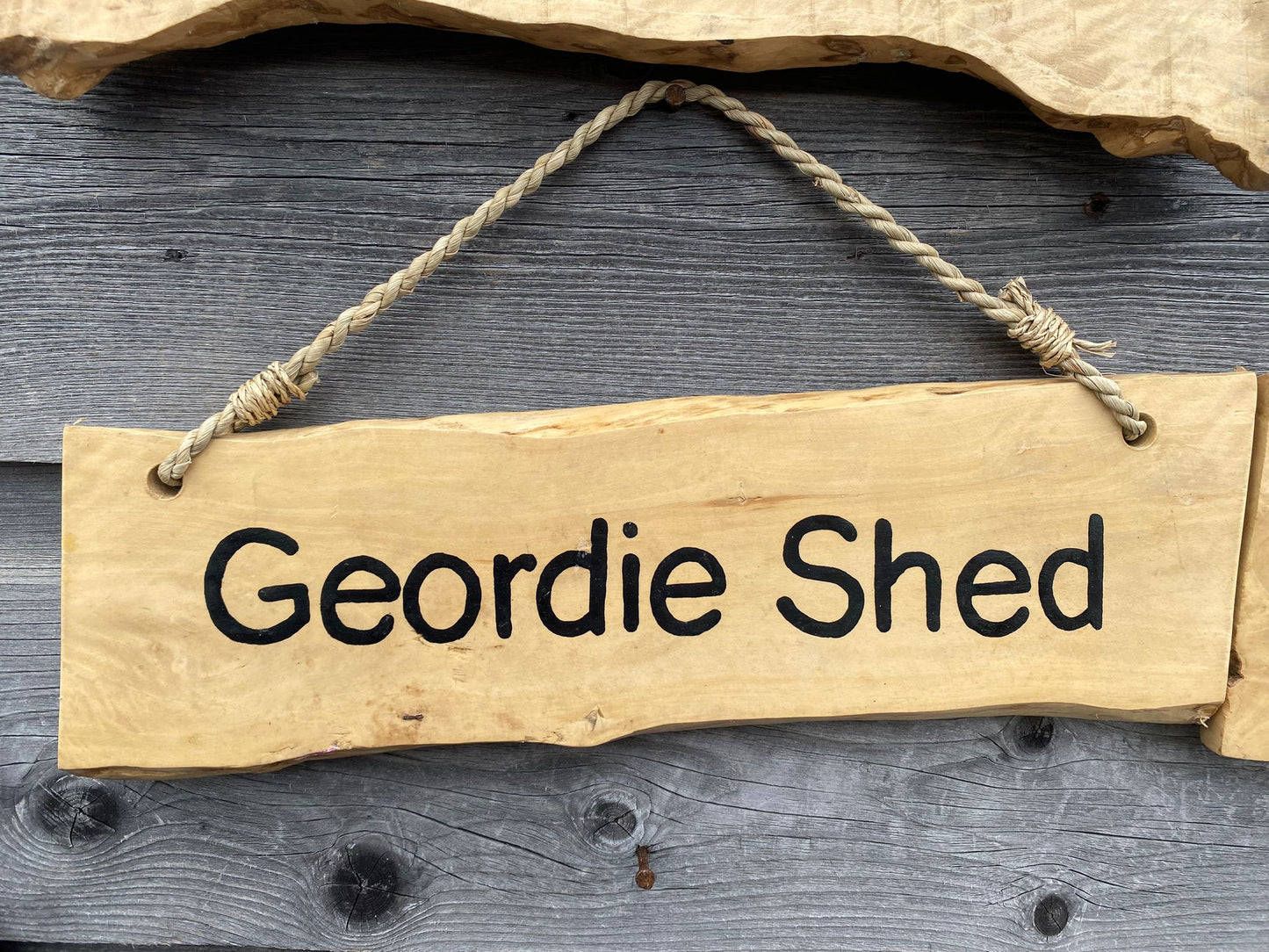 Coffee Wood Plaques - Geordie Slang