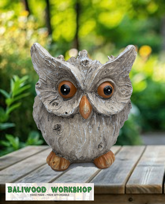 Resin Owl Planter
