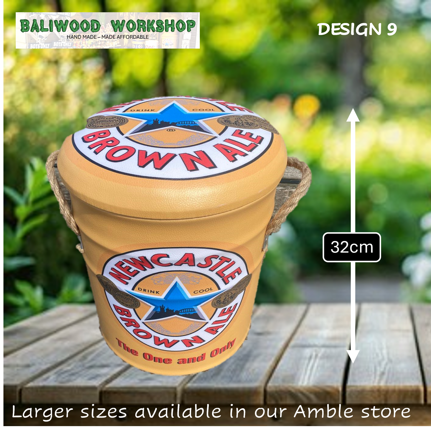 Storage Seats/ Stools / Ice Buckets - 28cm x 28cm x 32cm