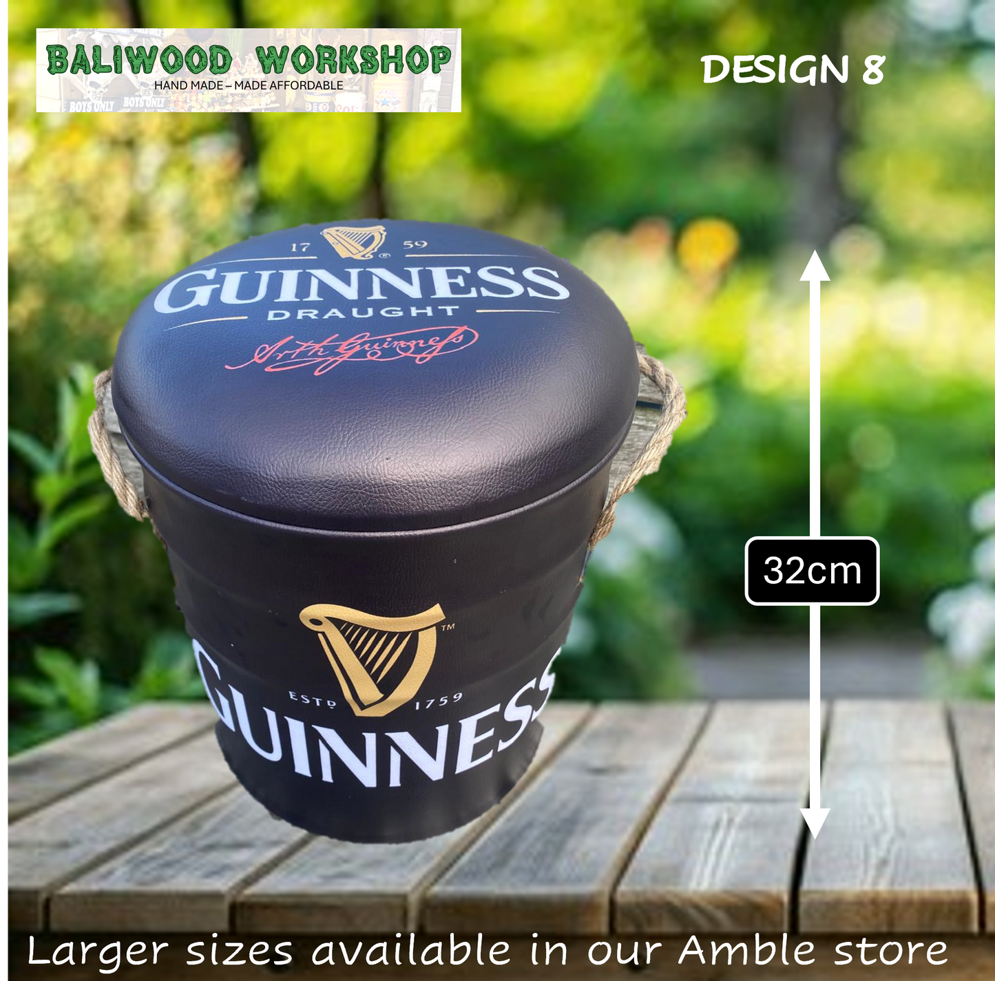 Storage Seats/ Stools / Ice Buckets - 28cm x 28cm x 32cm