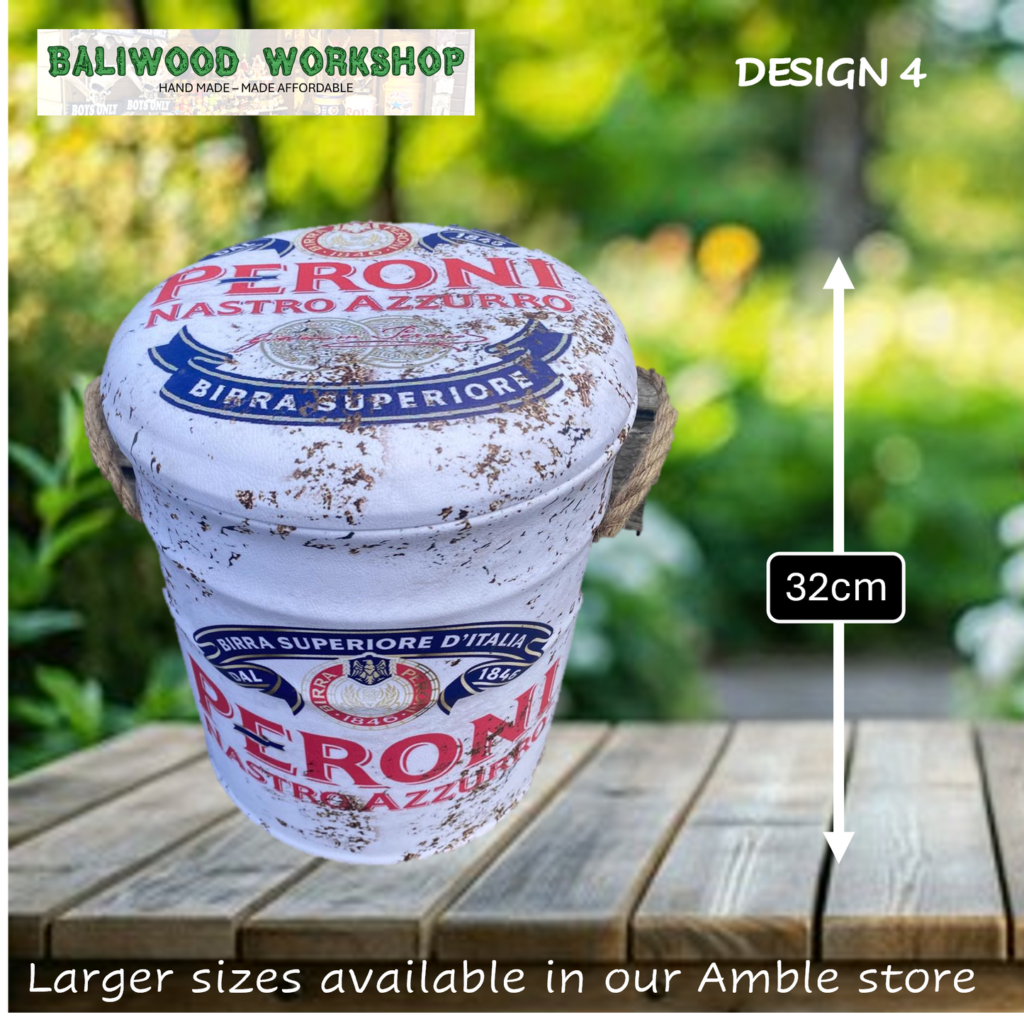 Storage Seats/ Stools / Ice Buckets - 28cm x 28cm x 32cm