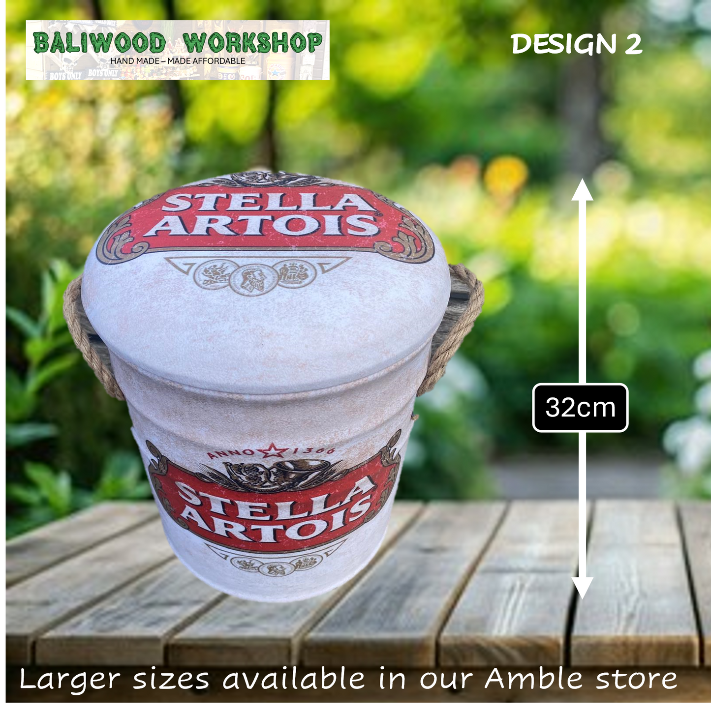 Storage Seats/ Stools / Ice Buckets - 28cm x 28cm x 32cm