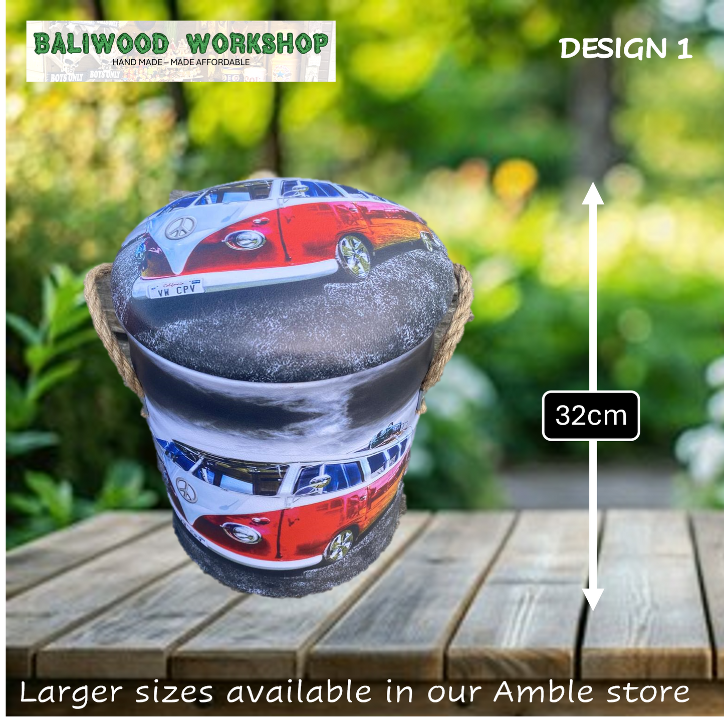 Storage Seats/ Stools / Ice Buckets - 28cm x 28cm x 32cm