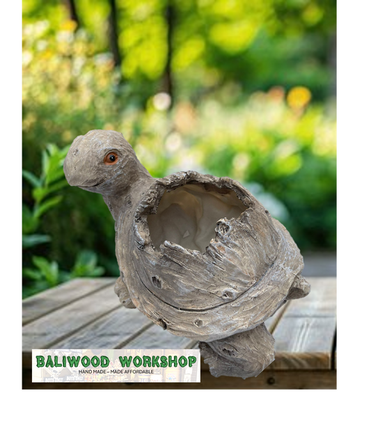Resin Turtle Planter