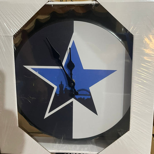 Clock with our Newcastle Breweries Blue Star Bottle Top - Exclusive to Baliwood