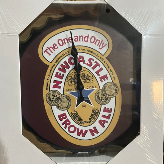 Clock with Newcastle Brown Ale Bottle Top - Exclusive to Baliwood