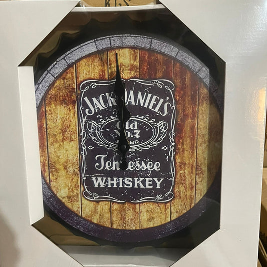 Clock with Jack Daniels Bottle Top - Exclusive to Baliwood