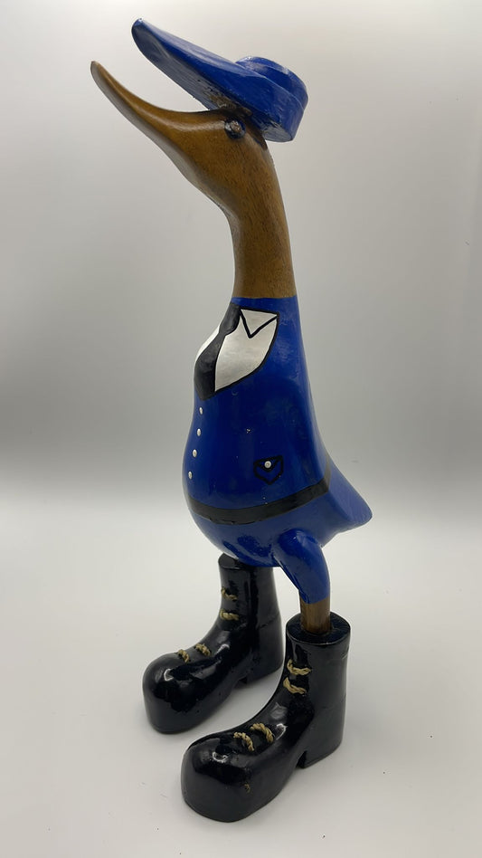 Wooden Duck Police Constable 2 Medium (Approx 27cm - 29cm)