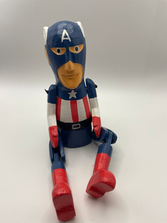 BaliWood Sitting Puppets 25cm - Bali Captain USA