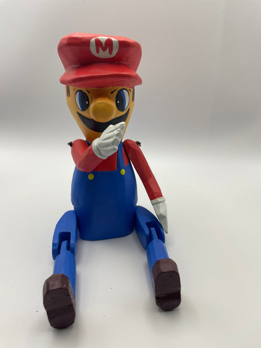 BaliWood Sitting Puppets 25cm - Bali Mario