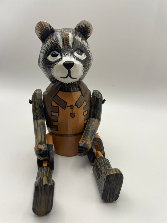 BaliWood Sitting Puppets 25cm - Bali Rocket Racoon