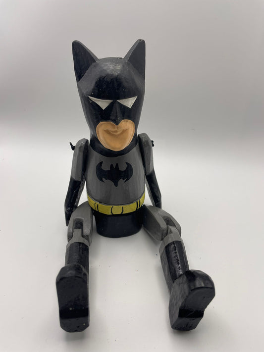 BaliWood Sitting Puppets 25cm - Bali Dark Hood Man