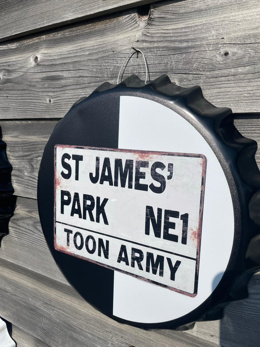 St James Park NE1 - Toon Army Large Bottle Top