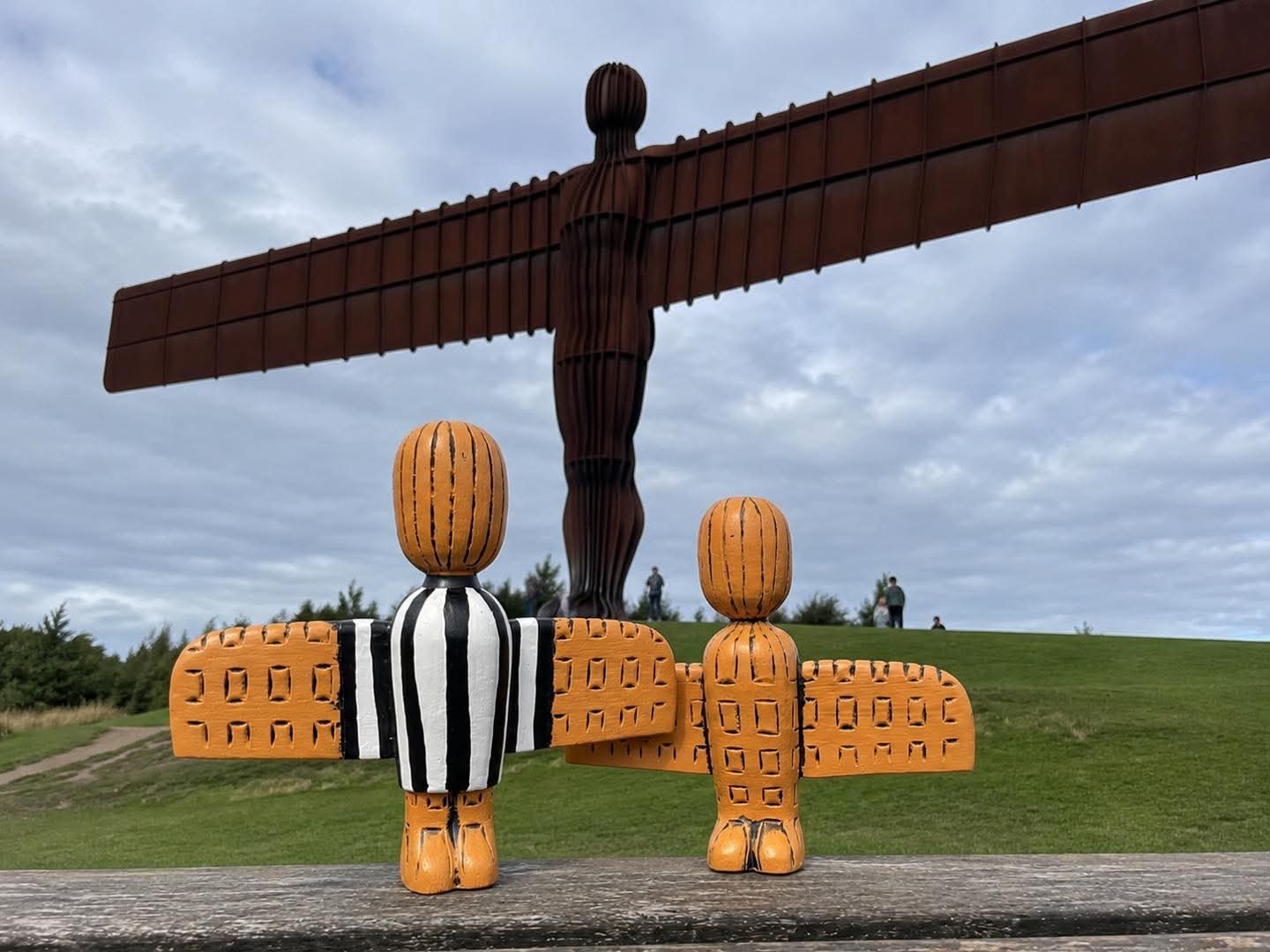 Hand Made Wooden Angel Of The North