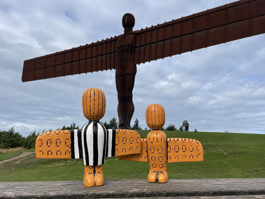 Hand Made Wooden Angel Of The North