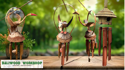 Wooden Windchime - 5 To Choose From