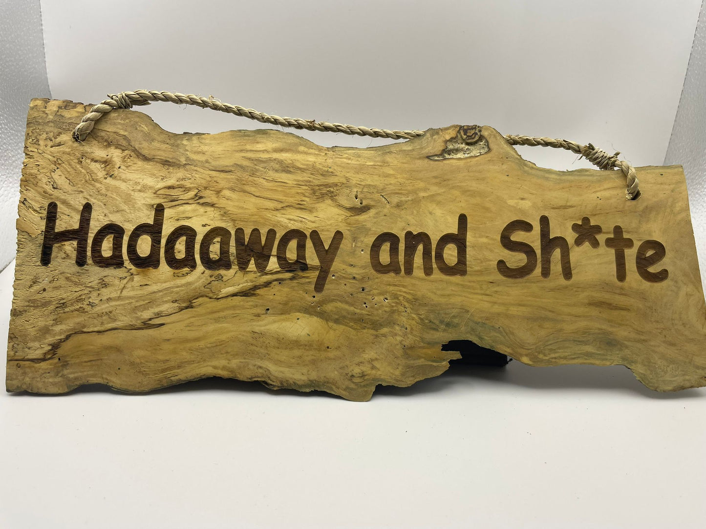 Coffee Wood Plaques - Geordie Slang
