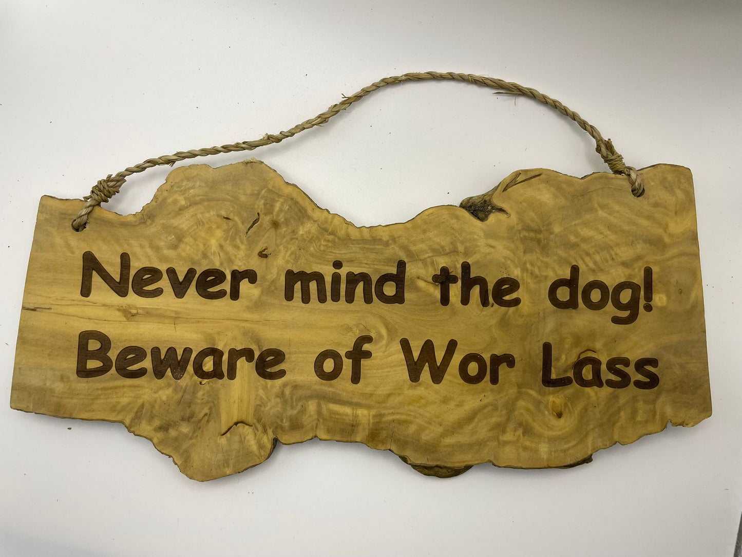 Coffee Wood Plaques - Geordie Slang