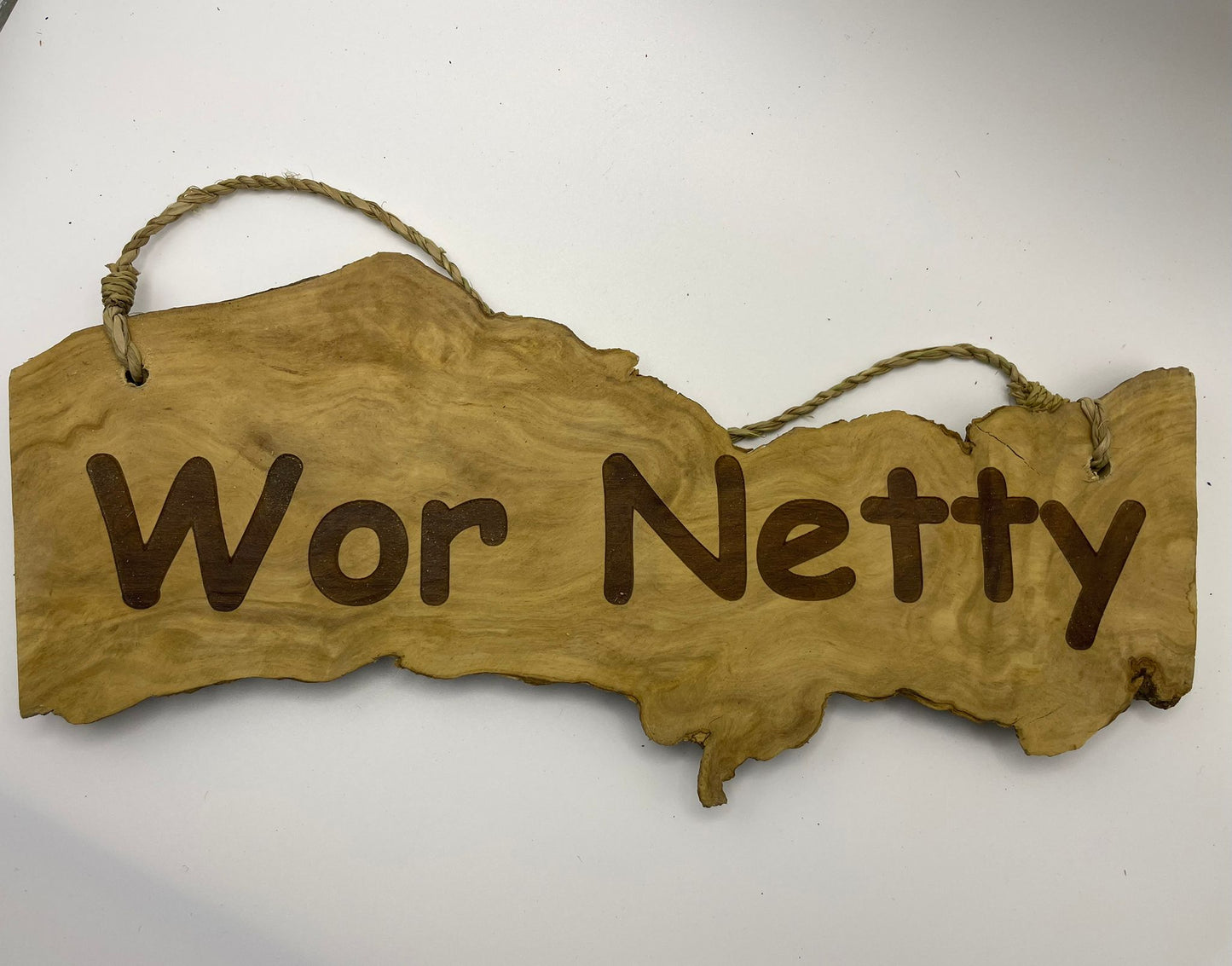 Coffee Wood Plaques - Geordie Slang